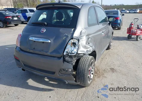 2012 Fiat 500 Sport из США, поврежденный, VIN 3C3CFFBR8CT366360